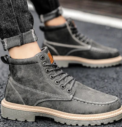 Men's Retro Fashion Casual Leather Boots